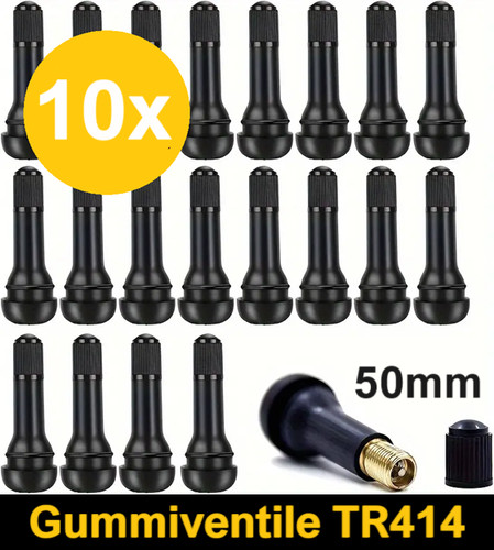 10x snap gummiventile tr - snap-in,